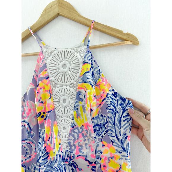 Lilly Pulitzer Pearl Shift Dress 0 in Lilac Verbena So Snappy Summer Vibrant - Picture 4 of 8
